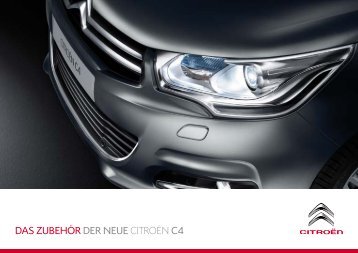 DaS ZUBehÖr Der neUe CITROËN C4