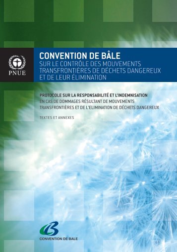 CONVENTION DE BÂLE - Basel Convention