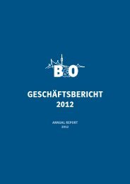 geschÃ¤ftsbericht 2012 - B&O - LÃ¶sungen fÃ¼r die Wohnungswirtschaft