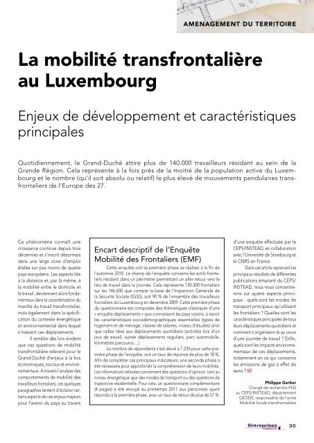 Luxembourg - Entreprises magazine