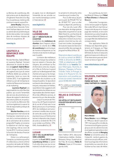 Luxembourg - Entreprises magazine