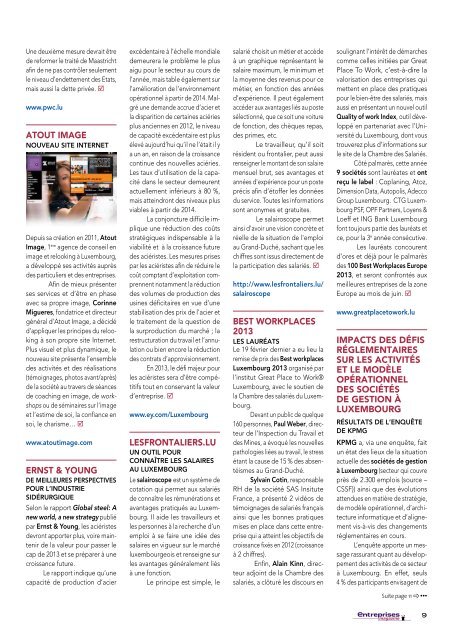 Luxembourg - Entreprises magazine