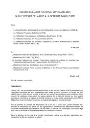 accord collectif national du 13 avril 2004 sur le depart et la mise a la ...