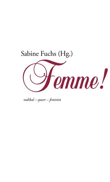 Sabine Fuchs (Hg.) - Querverlag