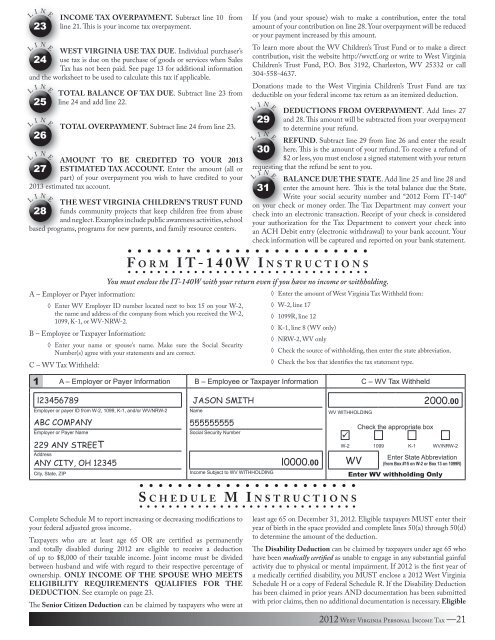 Forms & instructions - State of West Virginia