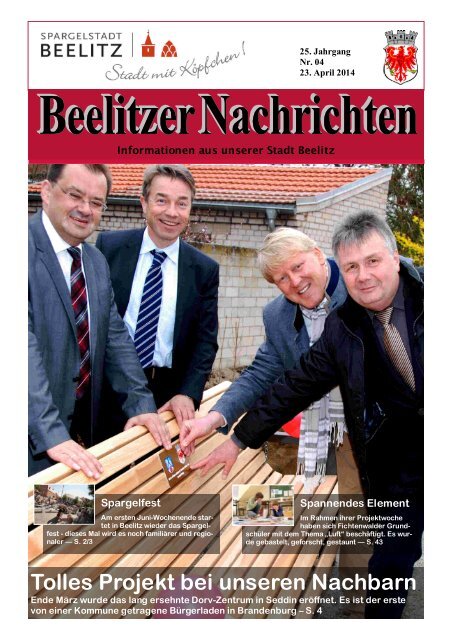 Beelitzer Nachrichten - April 2014