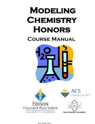 Chemistry Manual 2012-2013 - Edison State College