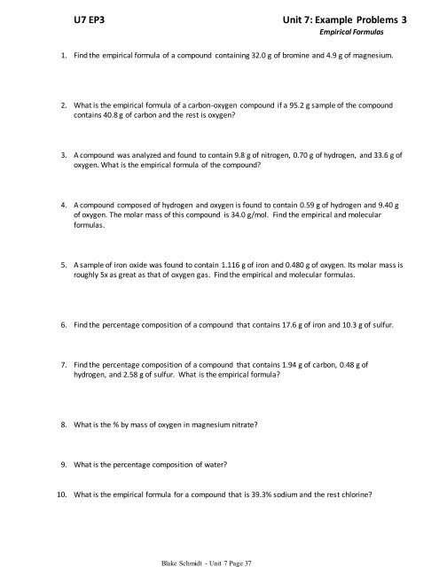 Chemistry Manual 2012-2013 - Edison State College