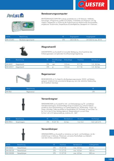 Gartenbau Katalog