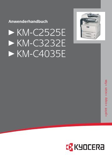 Anwenderhandbuch - KYOCERA Document Solutions