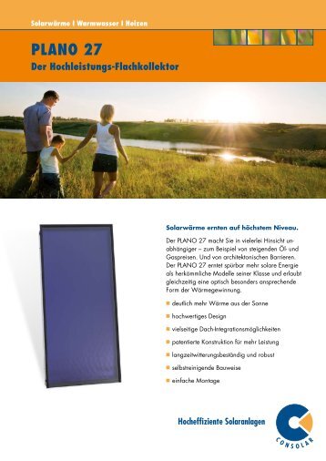 CONSOLAR Plano 27 - Häring Solar GmbH