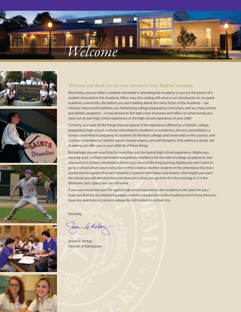 admissions_10-11 fact sheets - Saint Raphael Academy