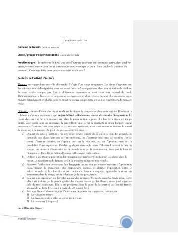 Fiche n° 9 en pdf - Site allemand de l'académie de Versailles