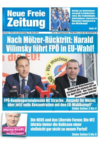 Nach Mölzer-Rücktritt: Harald Vilimsky führt FPÖ in EU-Wahl!