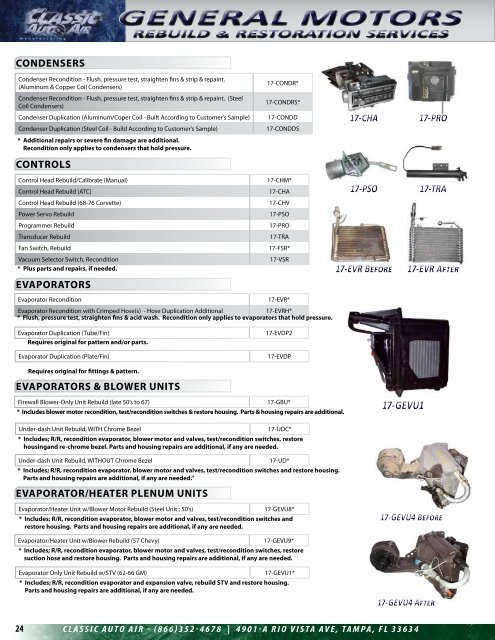 2013 Factory Catalog Vol. 7 - Classic Auto Air