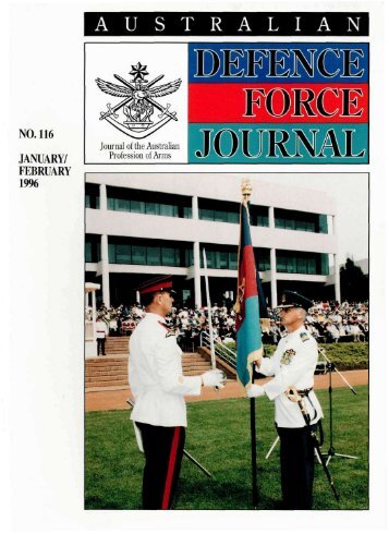 ISSUE 116 : Jan/Feb - 1996 - Australian Defence Force Journal