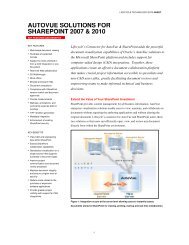 autovue solutions for sharepoint 2007 & 2010 - Lifecycle-tech.com