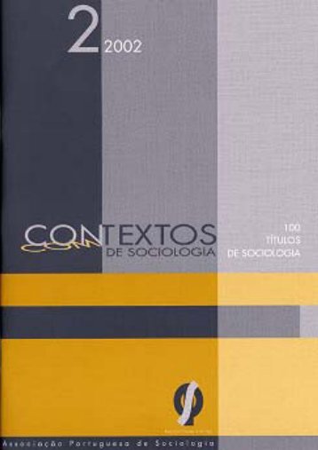 Con(m)textos de Sociologia nº2 - Associação Portuguesa de ...