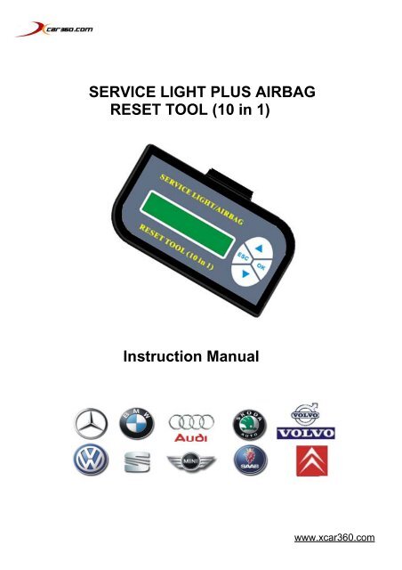 Airbag reset tools - gorillagawer