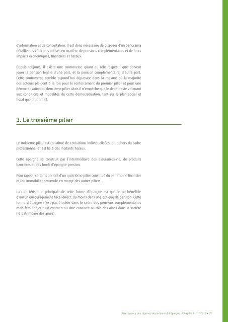 Livre Vert sur les pensions belges (.pdf)