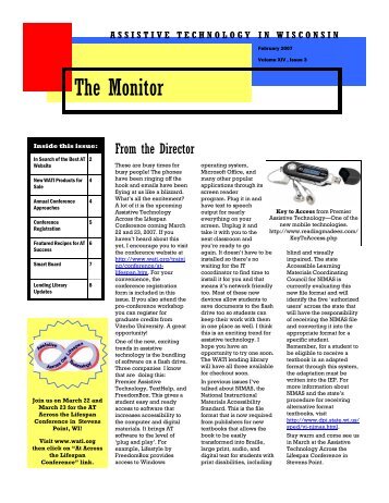 The Monitor - Wisconsin Assistive Technology Initiative