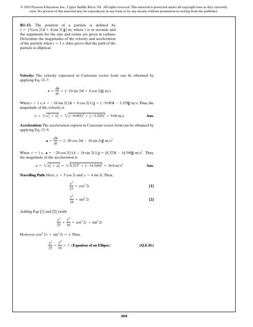 479 Horizontal Motion: The horizontal component of velocity ... - Wuala