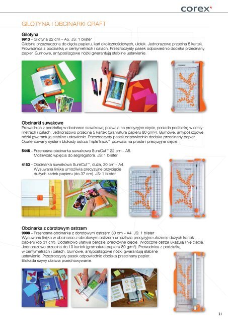 katalog produktów kreatywnych 2012 / 2013 - COREX Sp. z oo