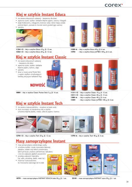 katalog produktów kreatywnych 2012 / 2013 - COREX Sp. z oo