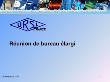 JournÃ©es Scientifiques 2013 - URSI-France