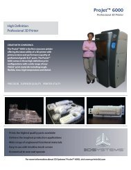 ProJetâ¢ 6000 - 3D Systems Digital Dental Solutions