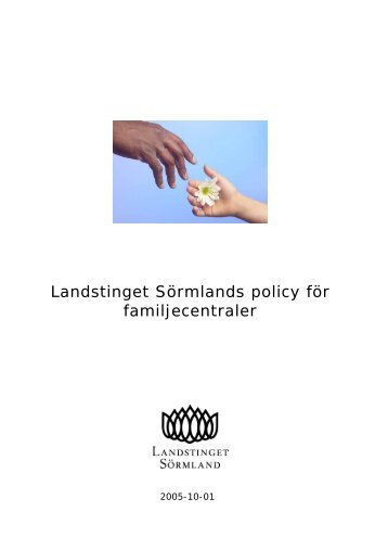 Familjecentraler - Landstinget SÃ¶rmland