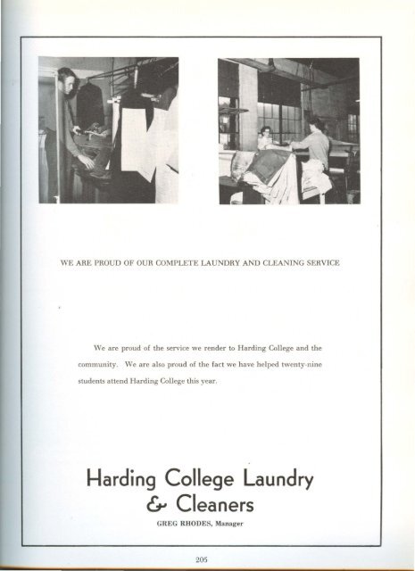 download entire yearbook - Harding University Digital Archives