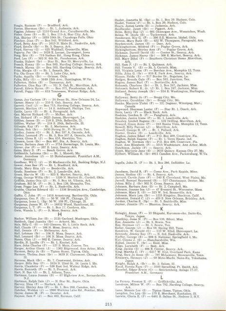 download entire yearbook - Harding University Digital Archives