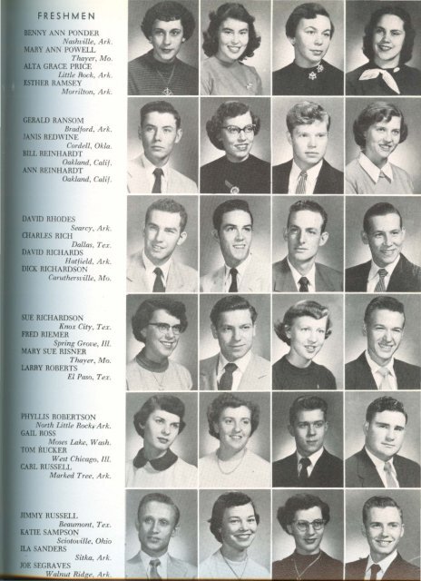 download entire yearbook - Harding University Digital Archives