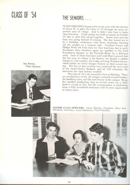 download entire yearbook - Harding University Digital Archives