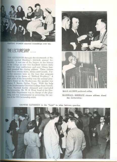 download entire yearbook - Harding University Digital Archives