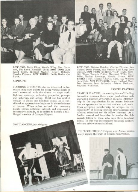 download entire yearbook - Harding University Digital Archives