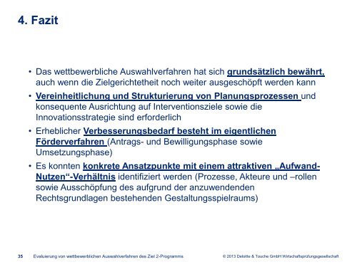 Evaluierung von wettbewerblichen Auswahlverfahren ... - Ziel2.NRW