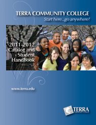 College Catalog - Terra Community College