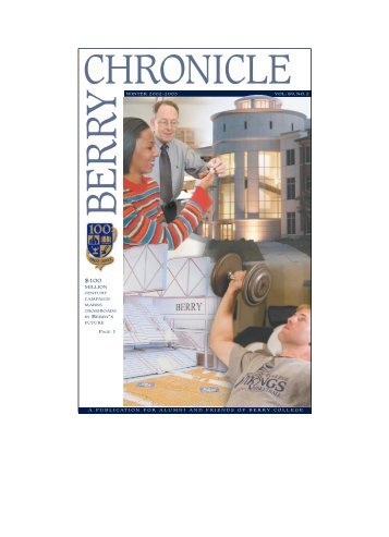 Chronicle Winter 2002-03 - Berry College