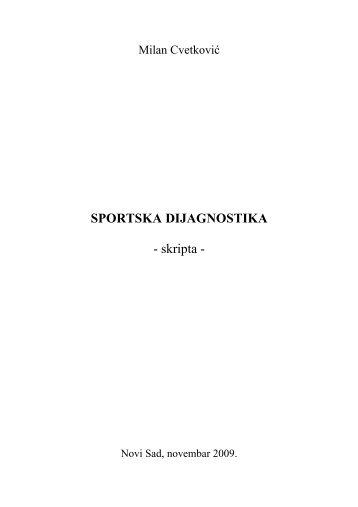 Dijagnostika u sport.. - uiss