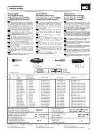 MA207A - Assembly Instructions - Multi-Contact