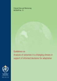 Guidelines on Analysis of extremes in a changing climate in ... - WMO