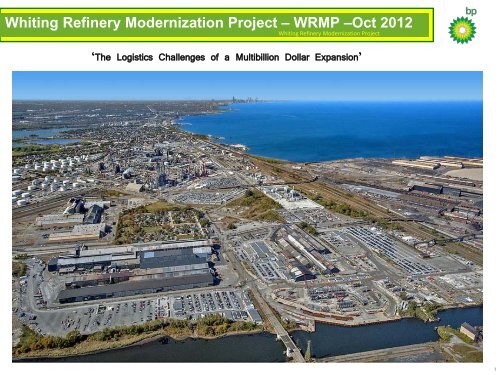 Whiting Refinery Modernization Project - Indiana Logistics