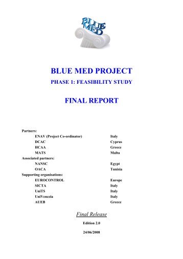 blue med project phase 1: feasibility study final report