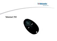 Telestart T91 - Webasto