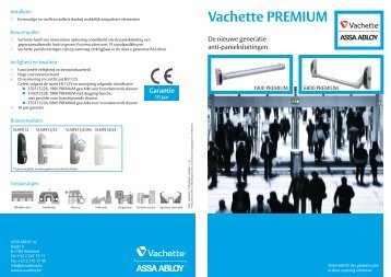 Vachette PREMIUM - ASSA ABLOY