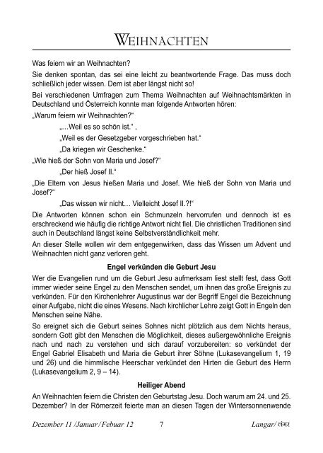 Ökum. Gemeindebrief (Nr.09, Dezember 2011 - Februar 2012)