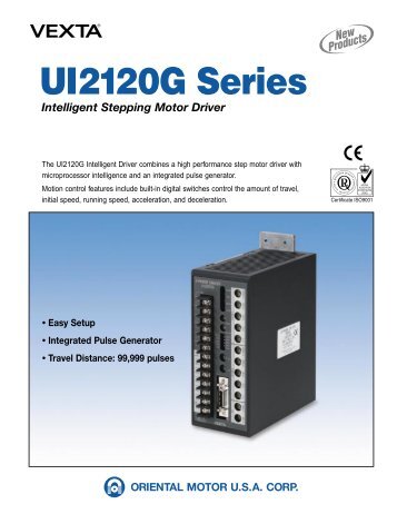 UI2120G Series Catalog - Oriental Motor