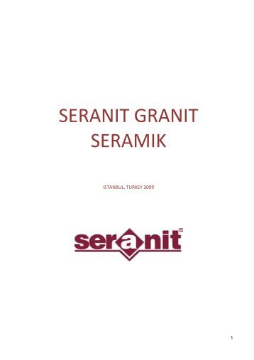 SERANIT GRANIT SERAMIK - CreationsOmni.com